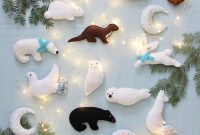 Crafting Charming Felt Animal Ornaments