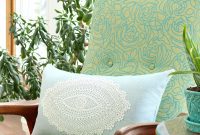 DIY Modern Doily Accent Pillow
