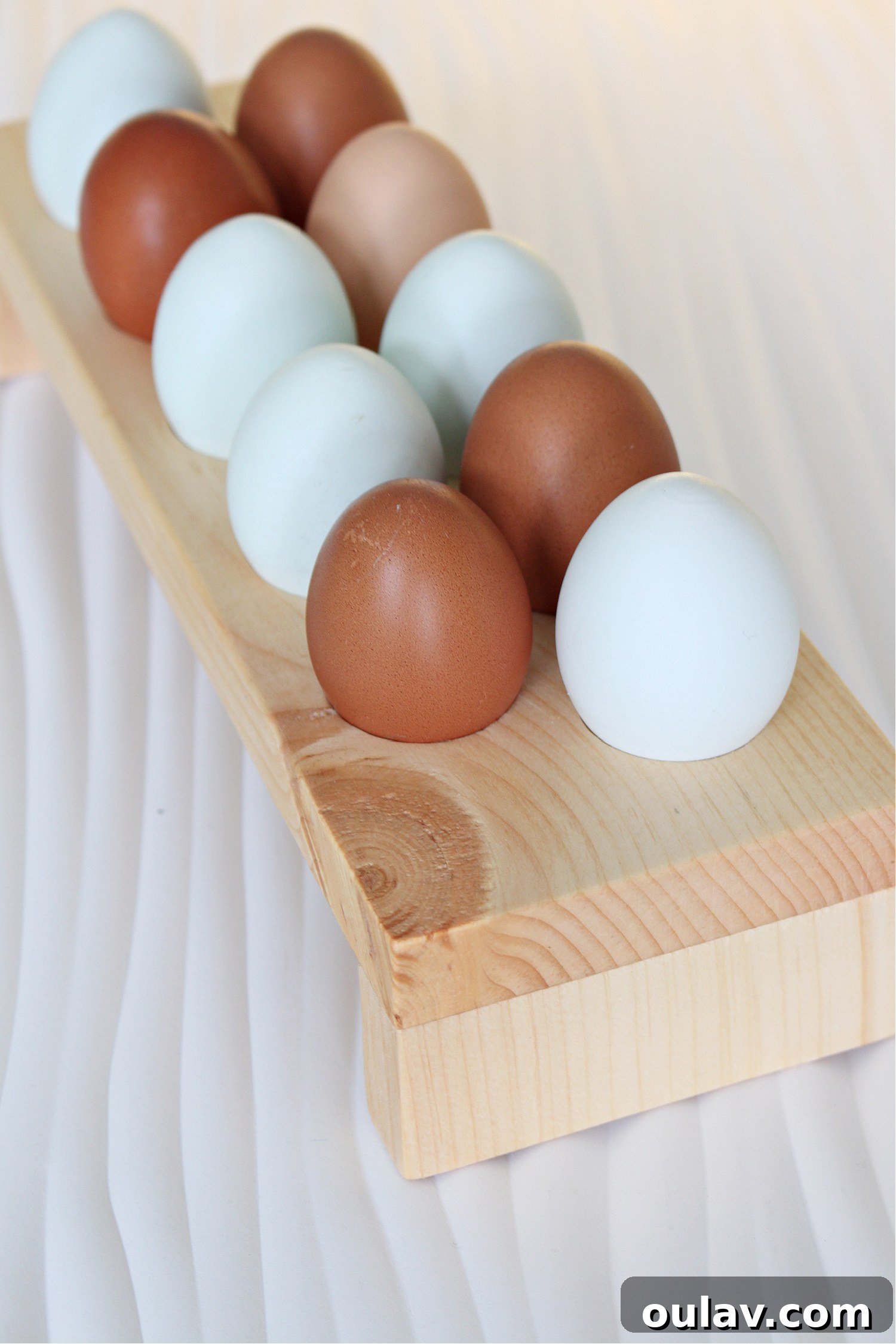Simple Wood Egg Tray Build 21 handmade egg holder - A beautifully handcrafted wooden egg holder, perfect for rustic kitchen decor or practical storage.