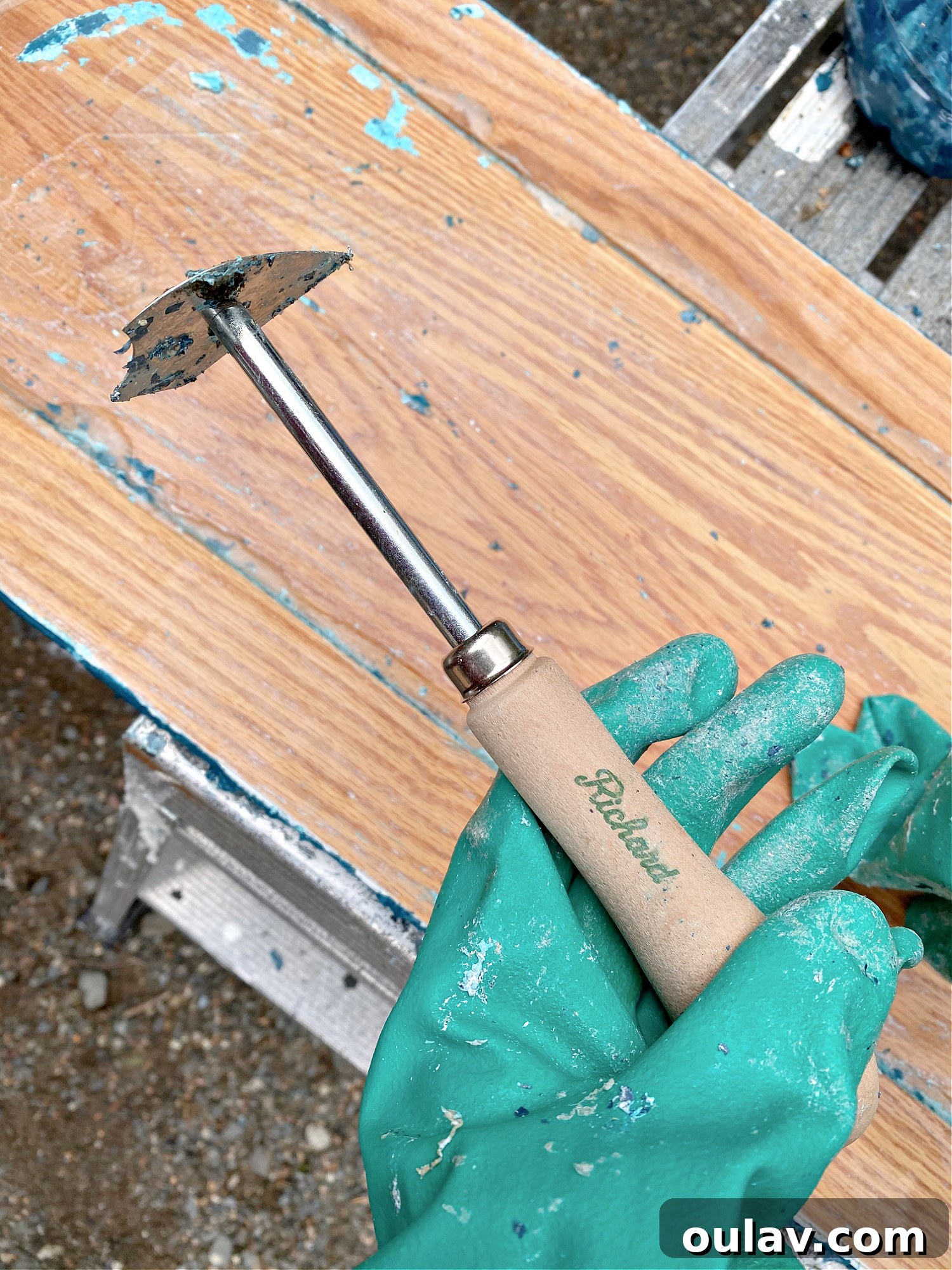 How to Remove Paint from Raised Profile Cabinets - Shave Hook Tool