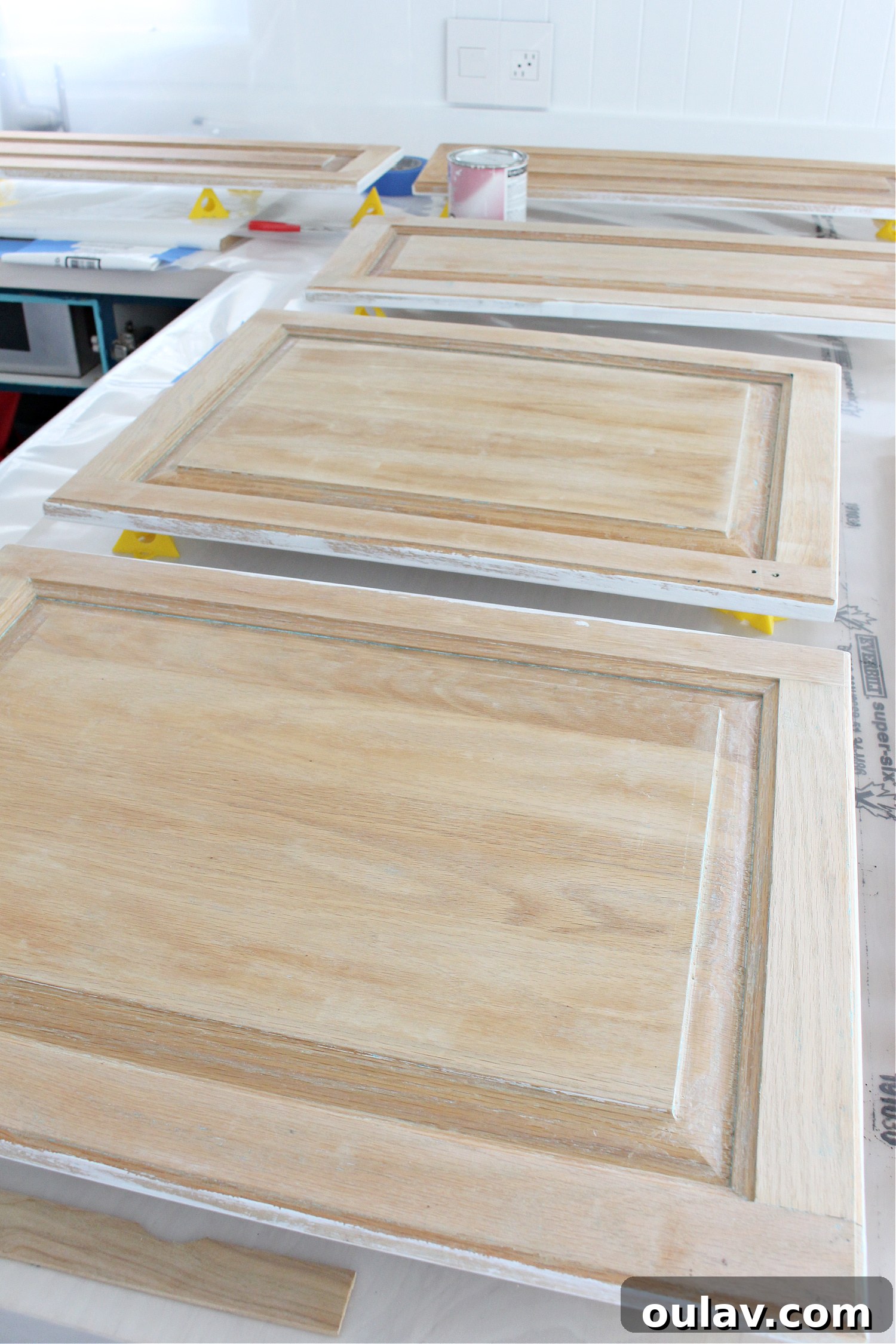 How to Easily Strip Wood Cabinets | BEST Paint and Varnish Remover - After Paint