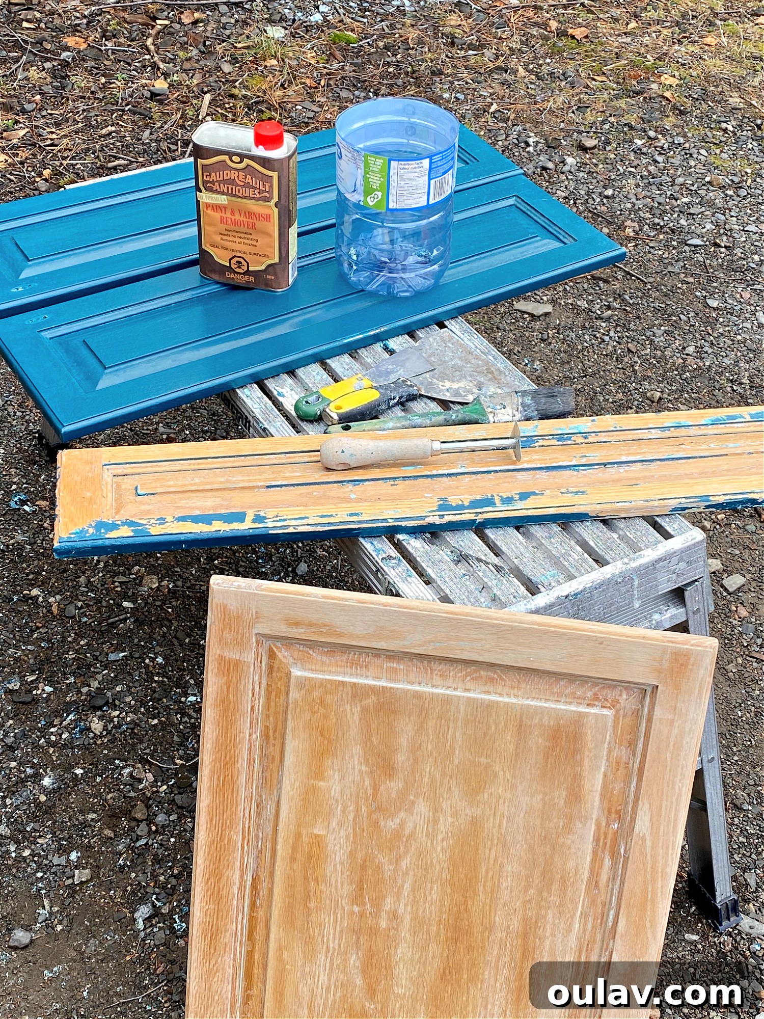 How to Strip Kitchen Cabinets - Step-by-Step