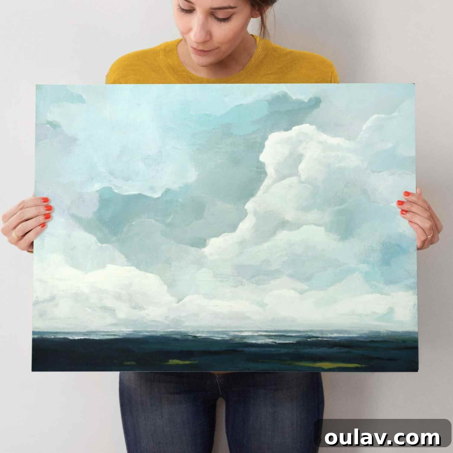 Striking Moody Coastal Wall Art Moody Coastal Art Print for Dramatic Decor