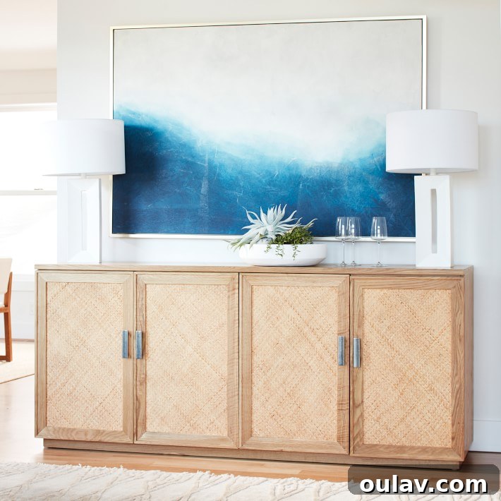 Textured Indigo Blue Coastal Print Indigo Blue Beachy Artwork with Texture
