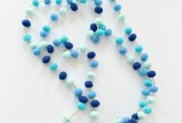 Whimsical Pom Pom Garland for Your Lavender Plant