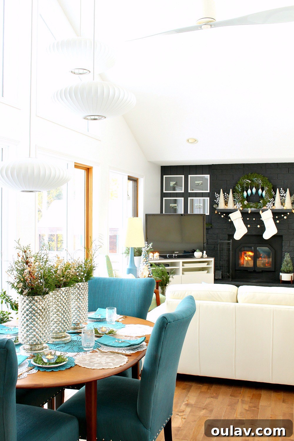 Frosty Blue & White Holiday Style 3 Elegant Wintry Decorating Ideas for Your Home