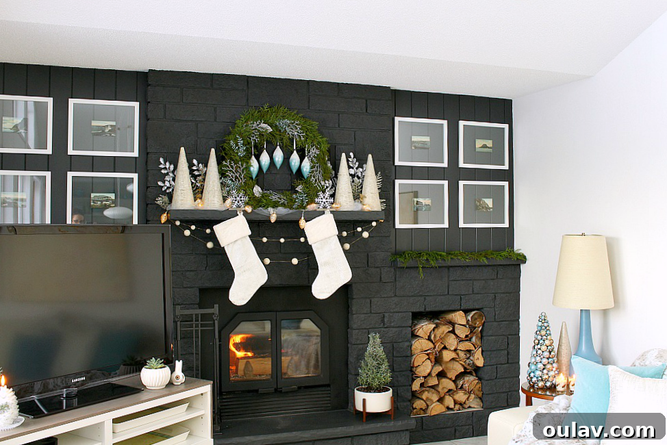 Frosty Blue & White Holiday Style 4 Sparkling Blue and White Christmas Decorations