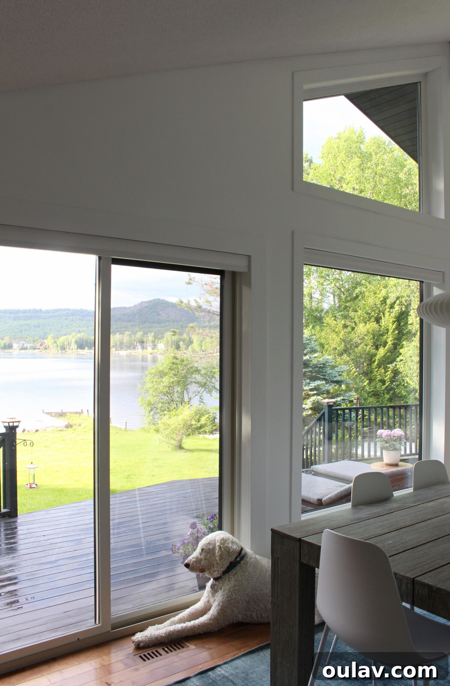 Unveiling Our Lake House Outdoors 3 Minimalist Outdoor Seating on Lakeside Deck Overlooking Lake Superior