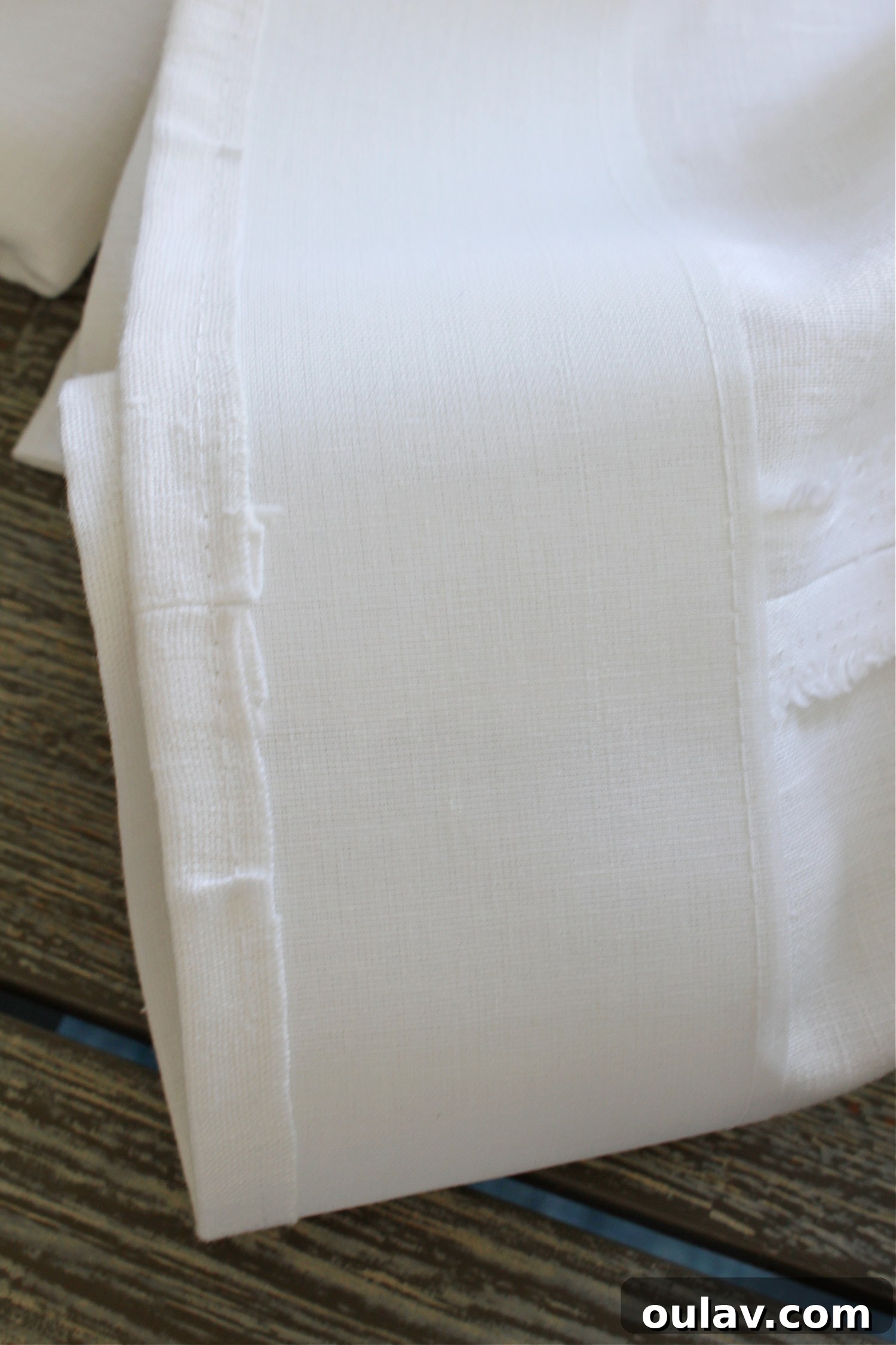 Crafting Elegant Euro Pleat Curtains 11 How to Use Buckram Tape