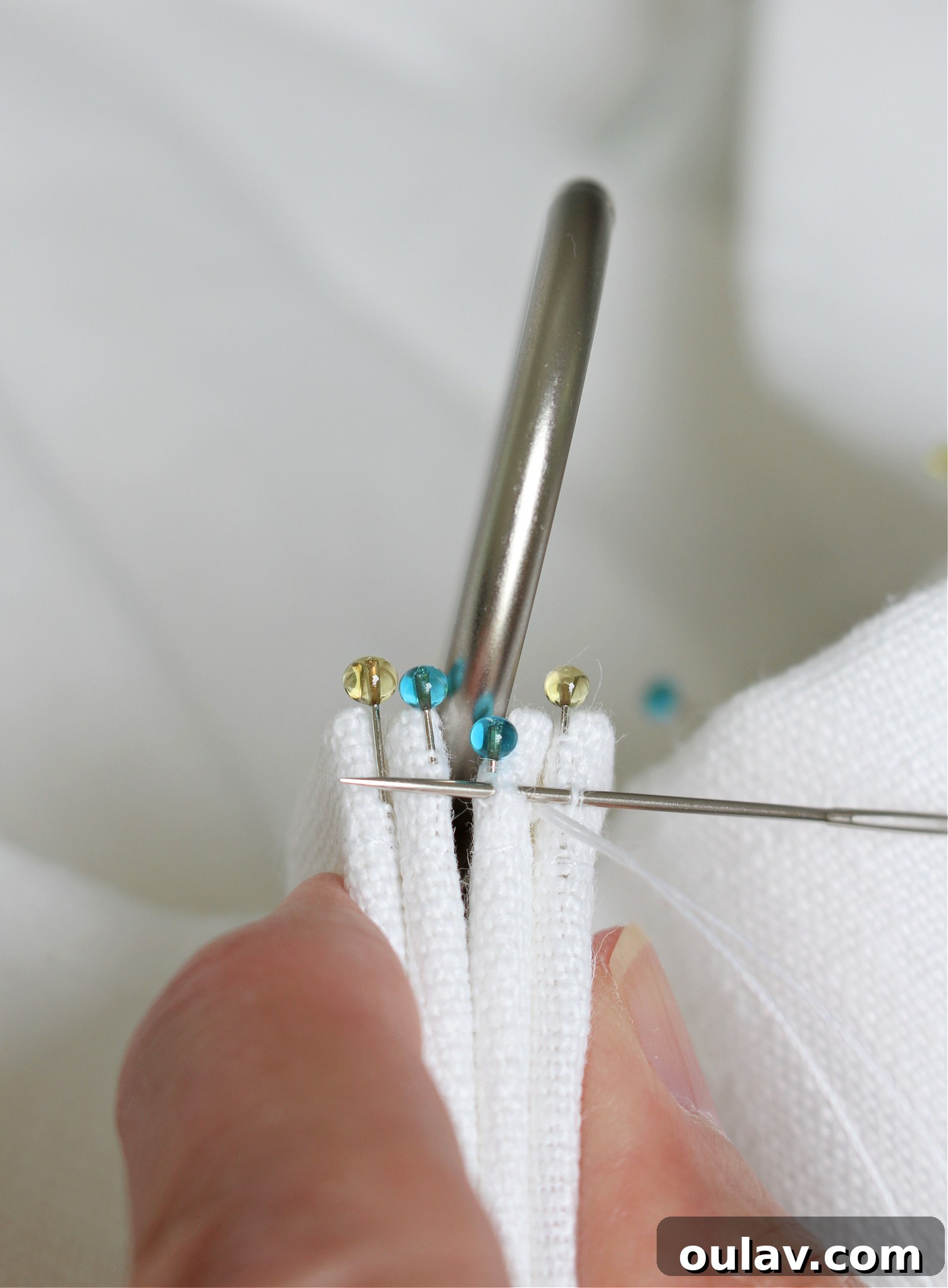 Crafting Elegant Euro Pleat Curtains 39 How to Hand Stitch Sew Euro Pleats