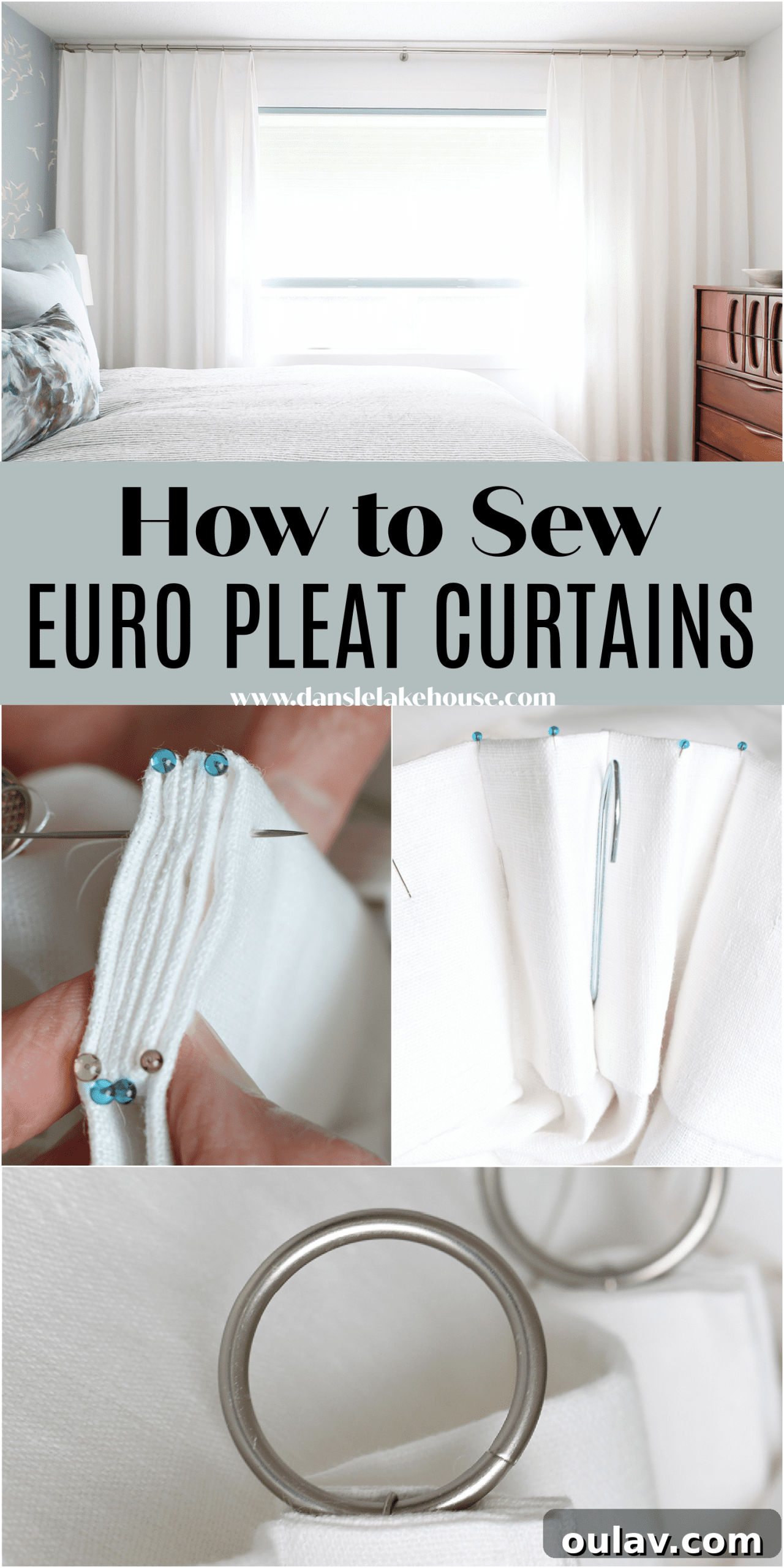 Crafting Elegant Euro Pleat Curtains 52 How to Sew Euro Pleats