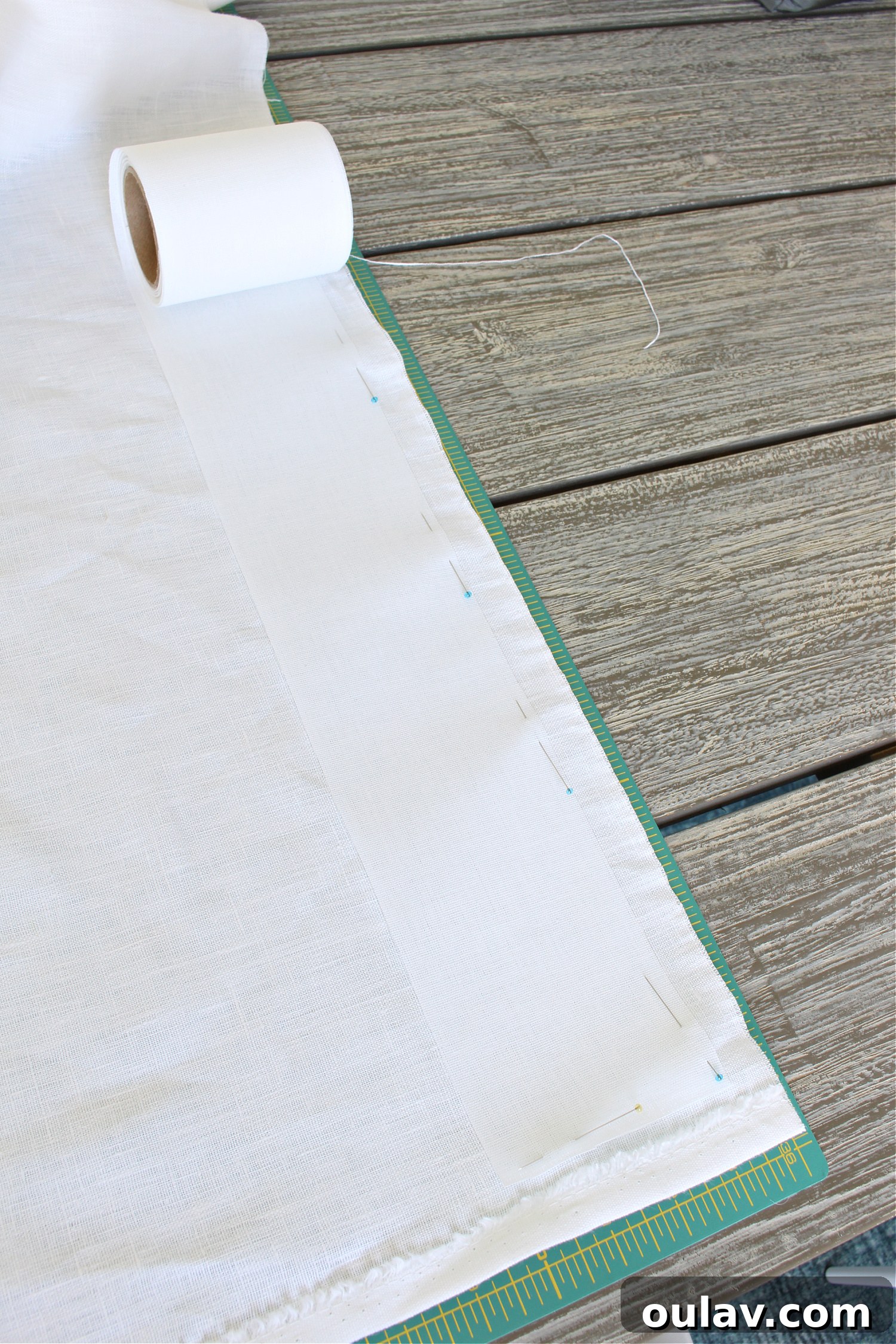 Using Buckram Tape Instead of Pleater Tape