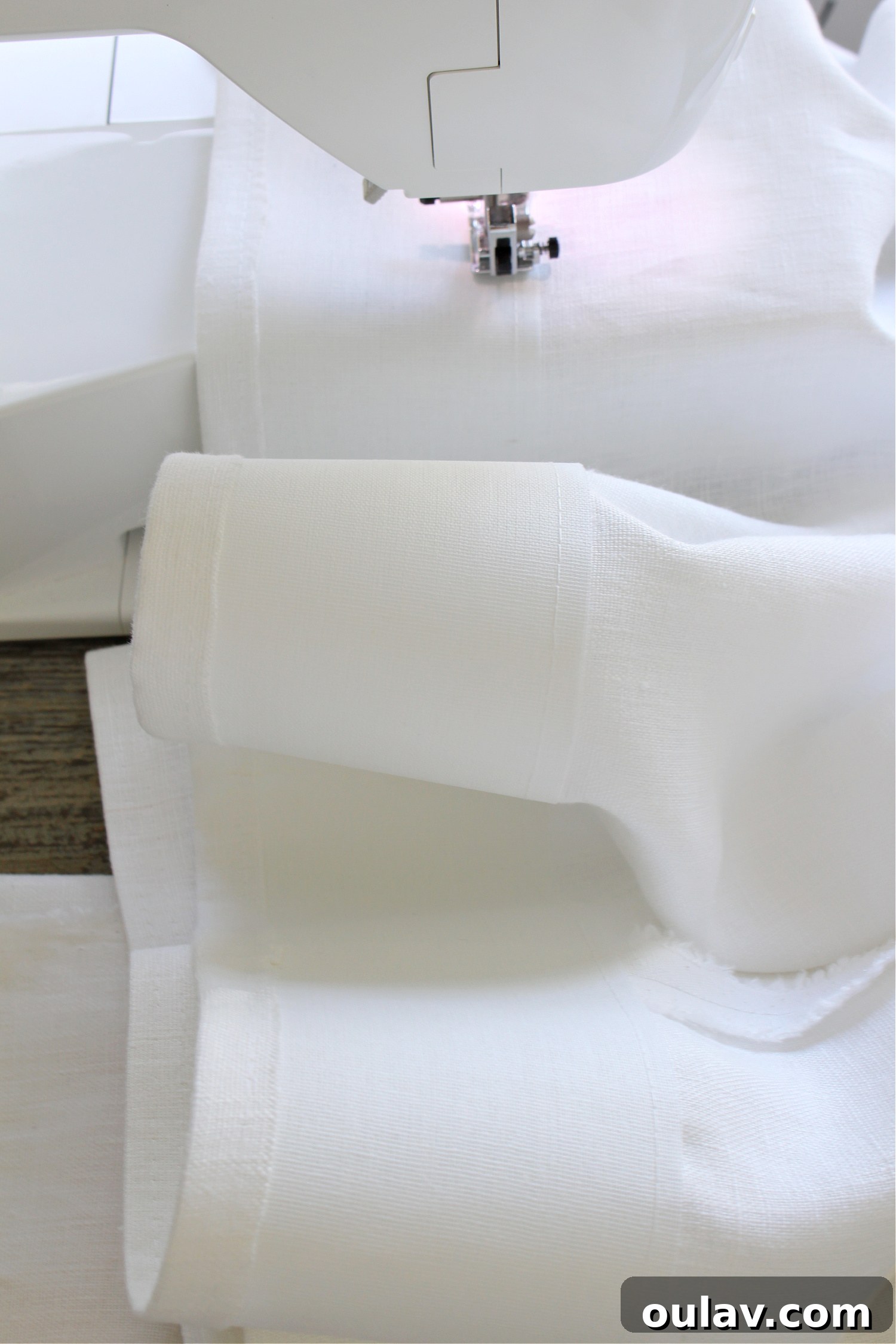 Crafting Elegant Euro Pleat Curtains 10 Sewing Buckram Tape into Curtain Panels