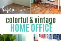 Mid-Century Modern Office Gets a Colorful Refresh