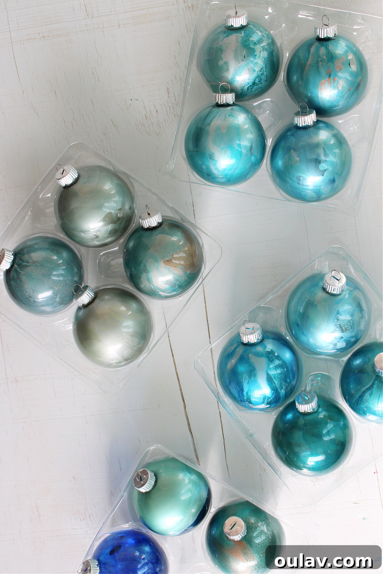 Craft Stunning Alcohol Ink Ornaments 38 Beautiful DIY Alcohol Ink Ornaments Ready for Display