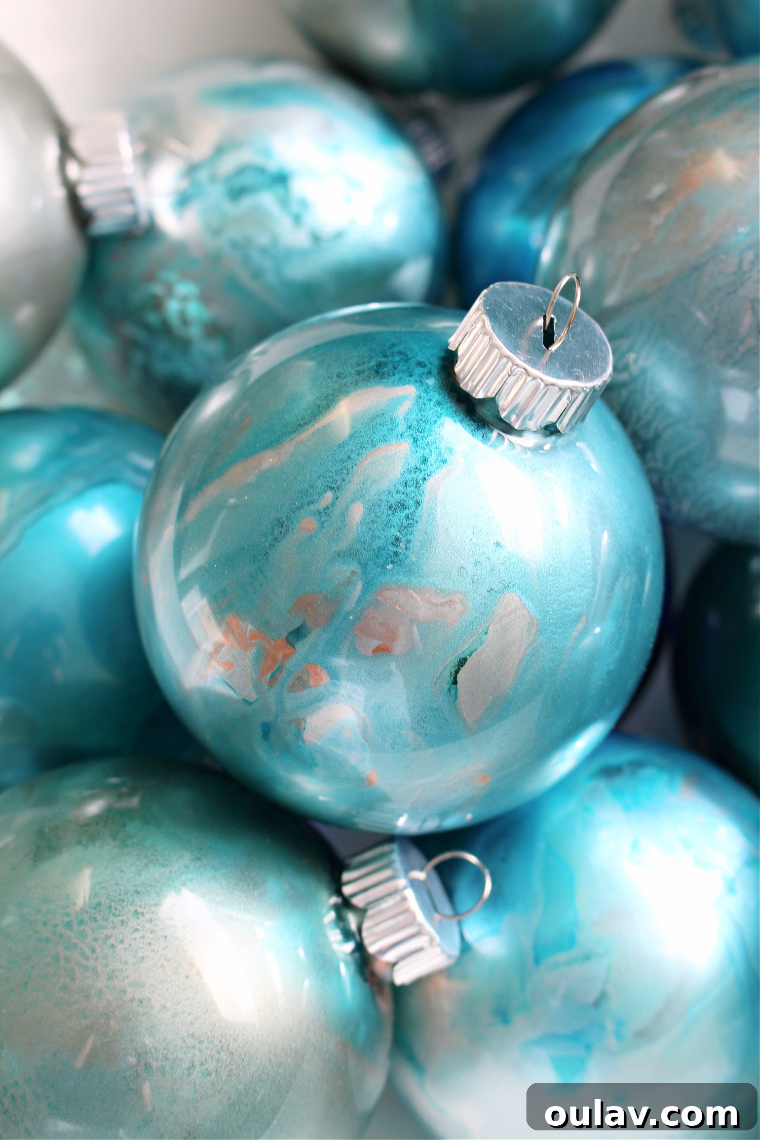 Craft Stunning Alcohol Ink Ornaments 39 Decorate Ornaments with Inks: Final Results