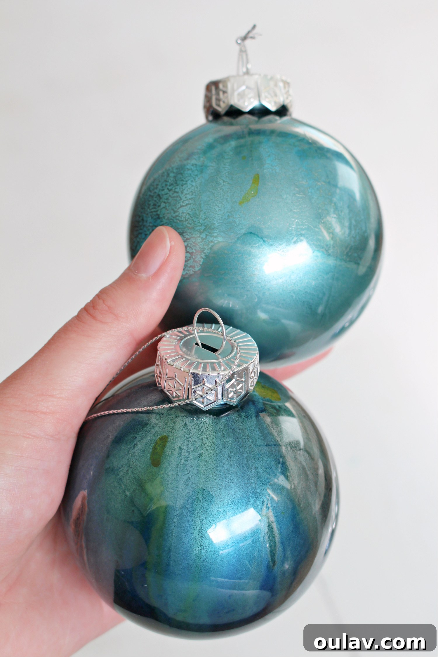 Craft Stunning Alcohol Ink Ornaments 51 Can You Use Alcohol Ink on Plastic Ornaments? YES! Finished Example