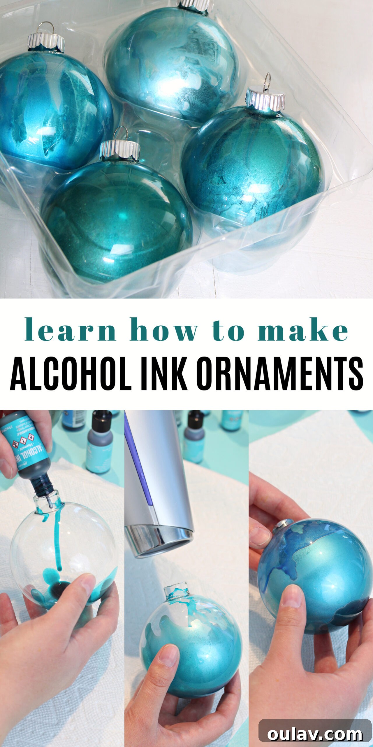 Craft Stunning Alcohol Ink Ornaments 56 Make These One of a Kind Alcohol Ink Ornaments with This Step by Step Tutorial
