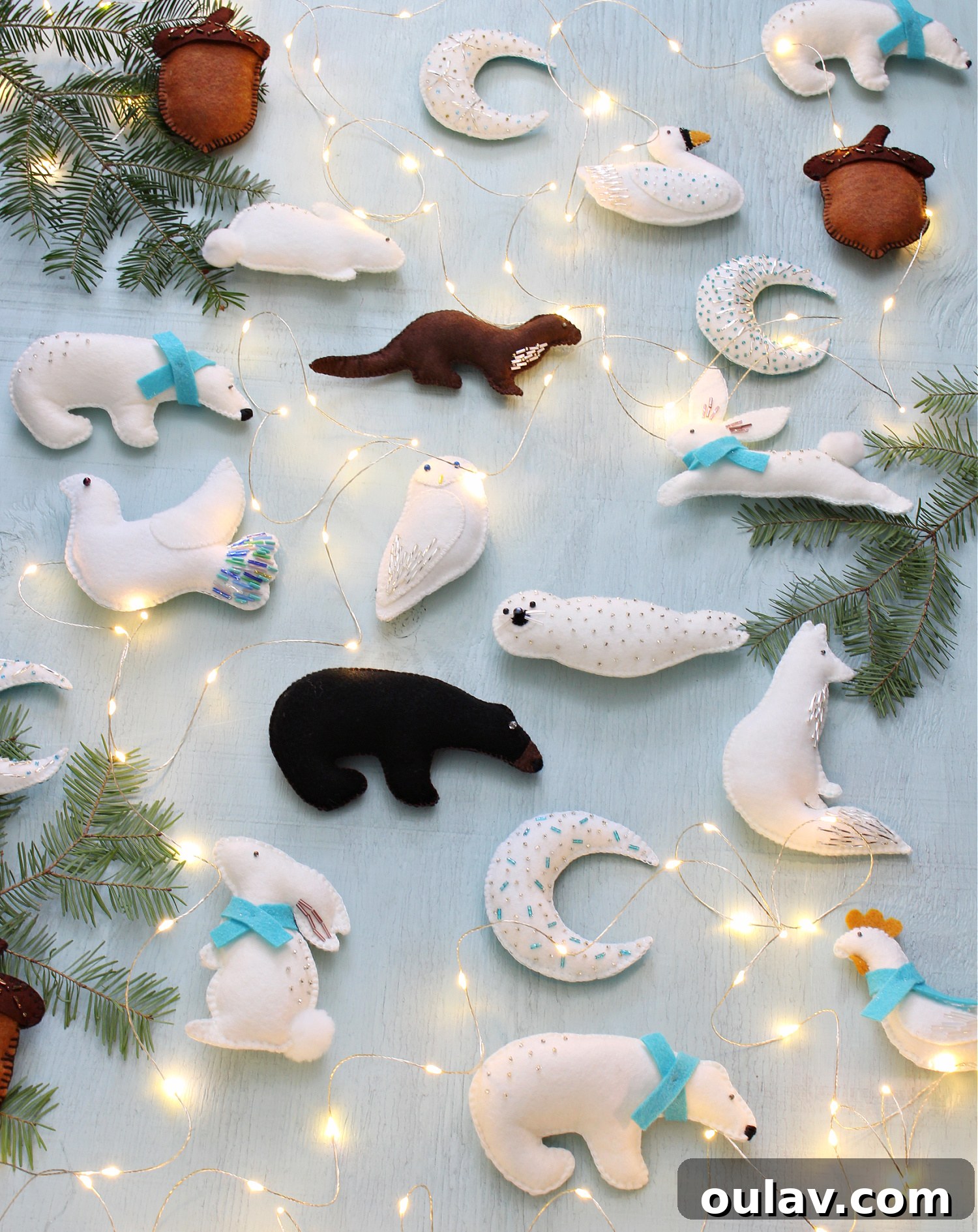 DIY Animal Tree Ornaments