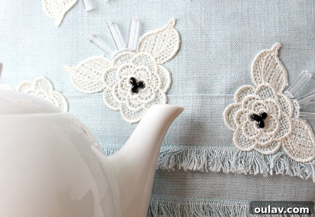 Crafting a Sparkling Lace Tea Cozy 28 Chic Beaded Tea Cozy for Tea Lovers
