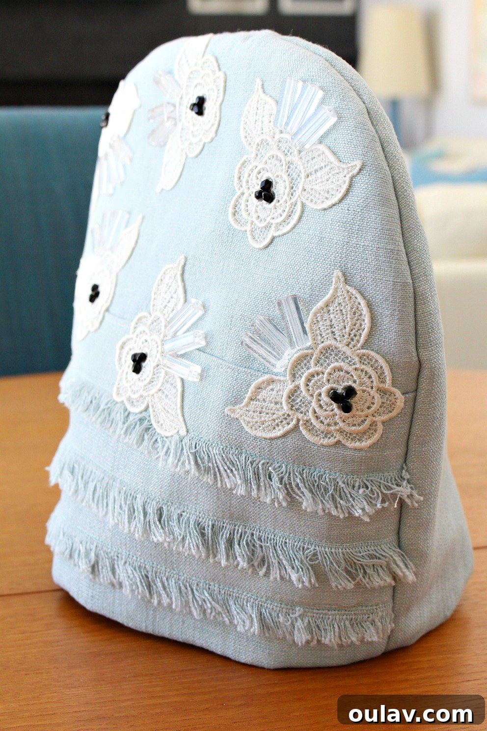 Crafting a Sparkling Lace Tea Cozy 35 Teapot Comfortably Nested in Handmade Tea Cozy