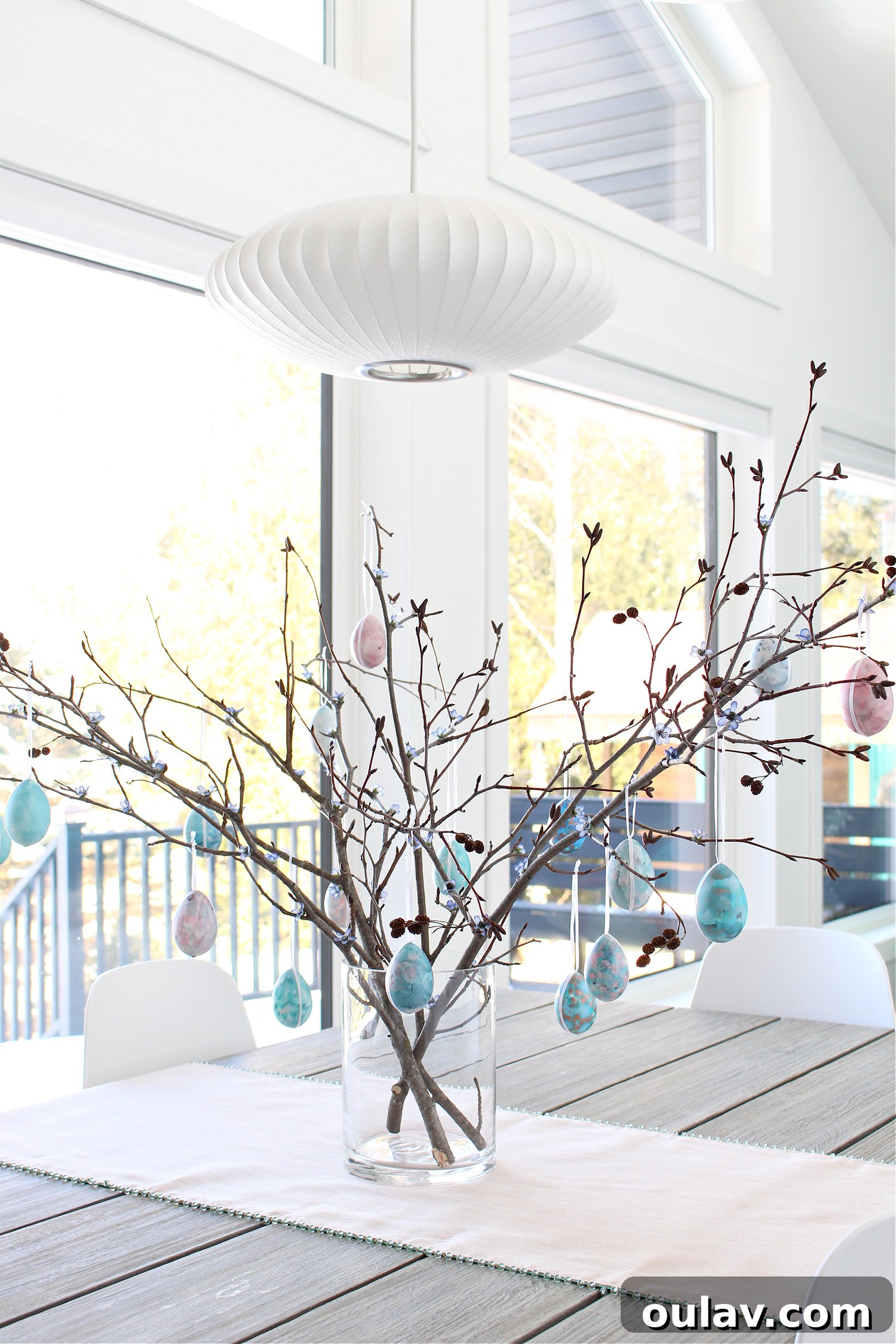 DIY Easter Egg Tree for Spring Decor