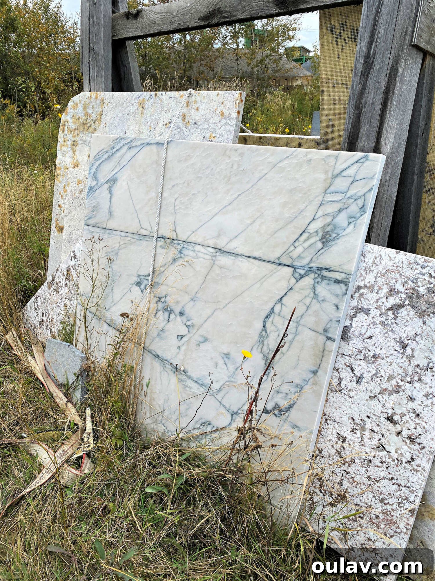 My Quest for Stone Kitchen Counters 7 White Macaubas Quartzite remnant, a preferred option