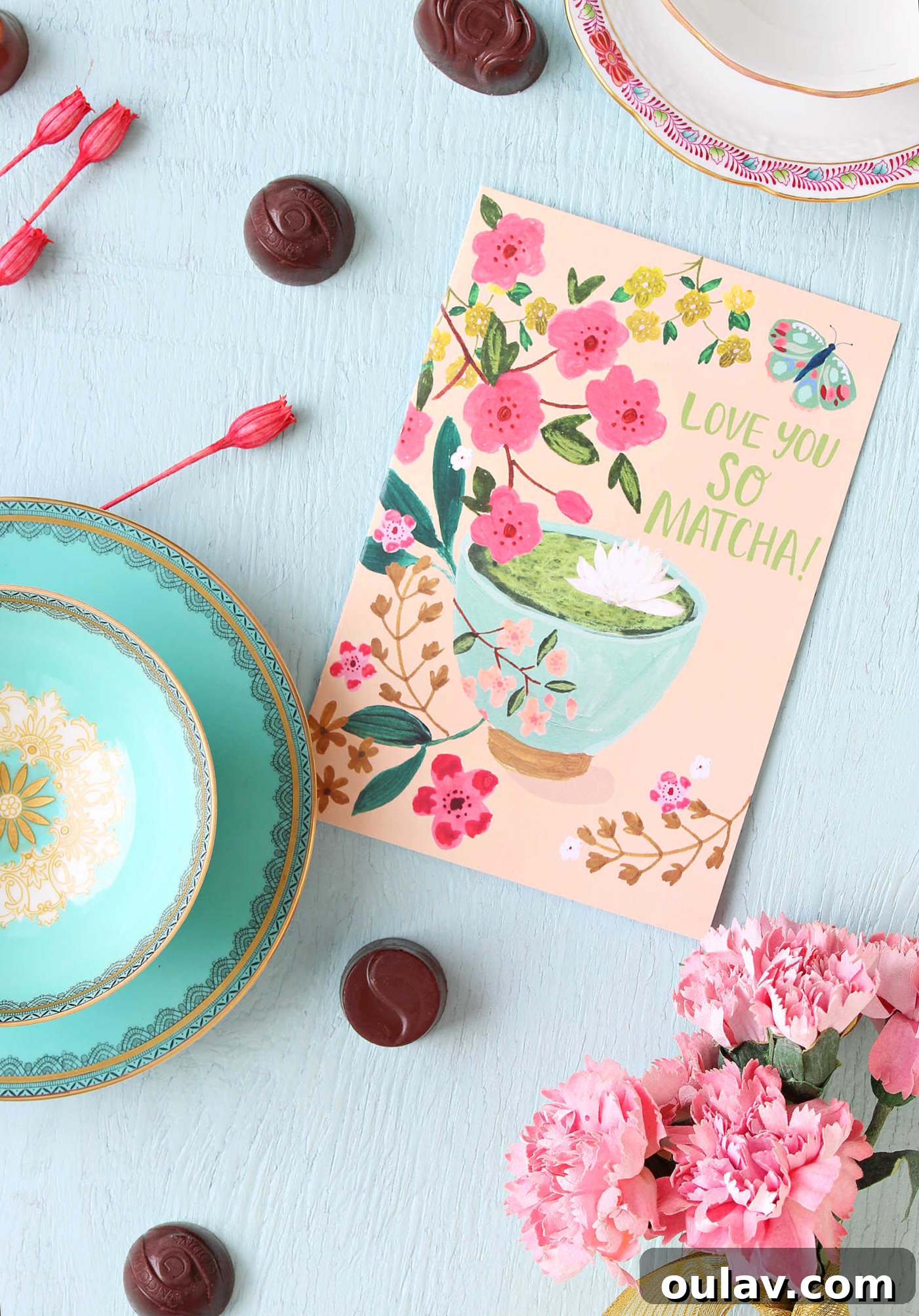 14 Heartfelt Virtual Gifts for Valentine's Day 5 Valentine's Day Card for Tea Lovers - Virtual Gift Inspiration