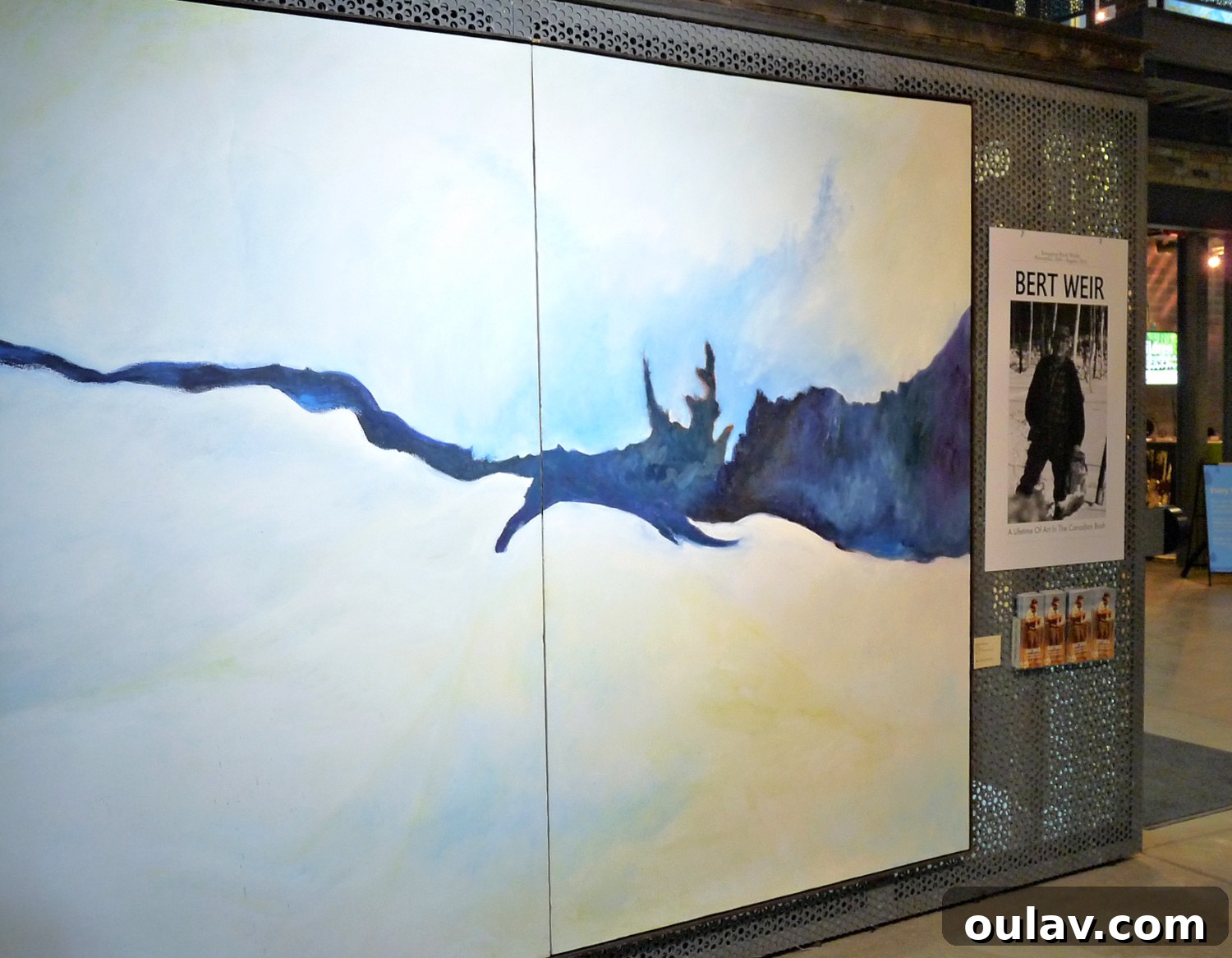 Grandpa's Brushstrokes: A Family Art Journey 19 Original Bert Weir Painting that inspired the print