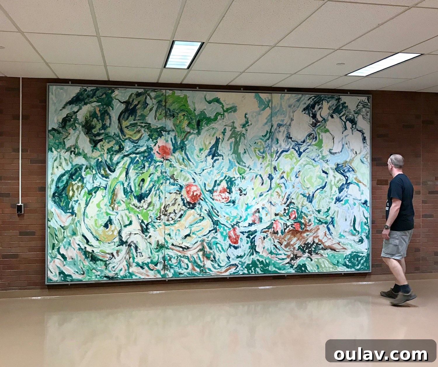 Grandpa's Brushstrokes: A Family Art Journey 51 Abstract Art by Bert Weir, an inspiring display