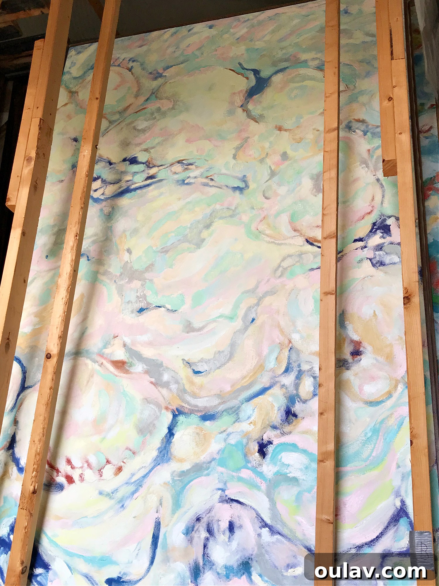 Large Pastel Abstract by Bert Weir, a strong contender