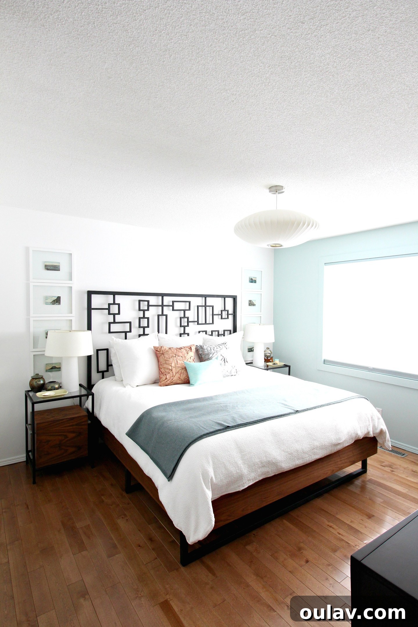 The Bedroom's Style Journey 16 Bedroom in 2019 with large new window and soft green accent wall