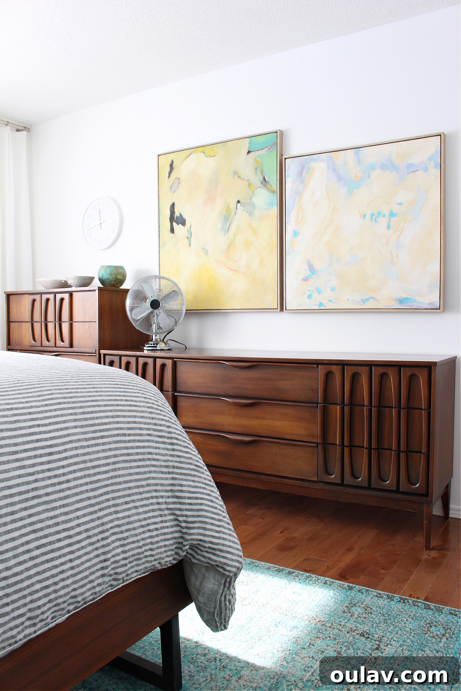 The Bedroom's Style Journey 28 Vintage dresser set inherited from grandmother, integrated into bedroom