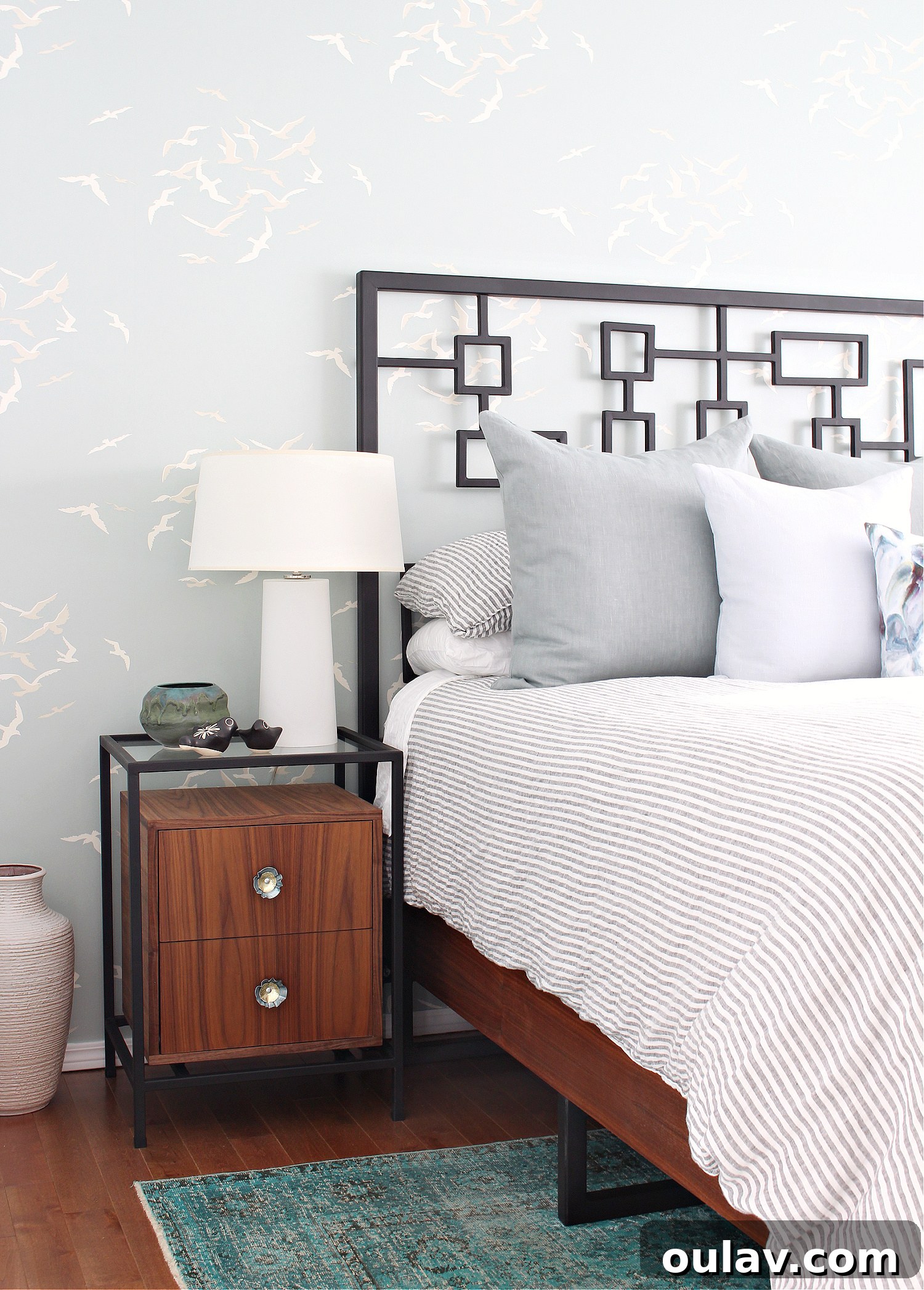 The Bedroom's Style Journey 29 Rebuilt DIY nightstands with new drawers and custom knobs