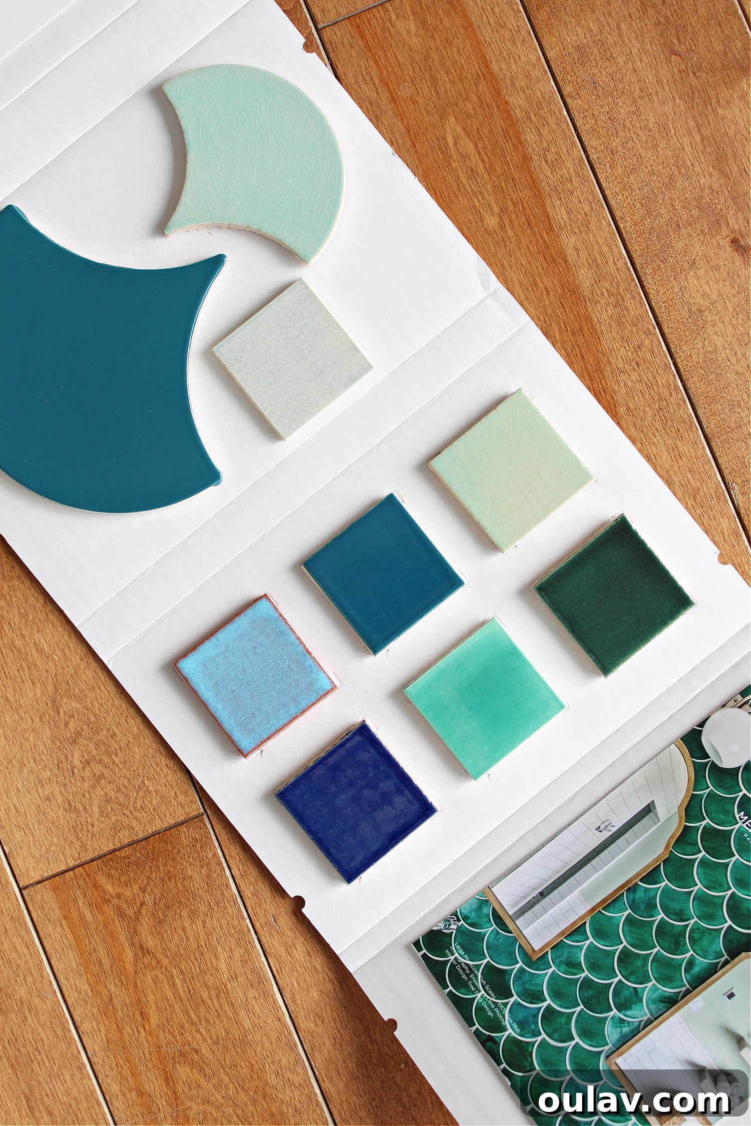 Kitchen Renovation Challenge Week Two Progress 3 Kitchen backsplash tile samples from Mercury Mosaics