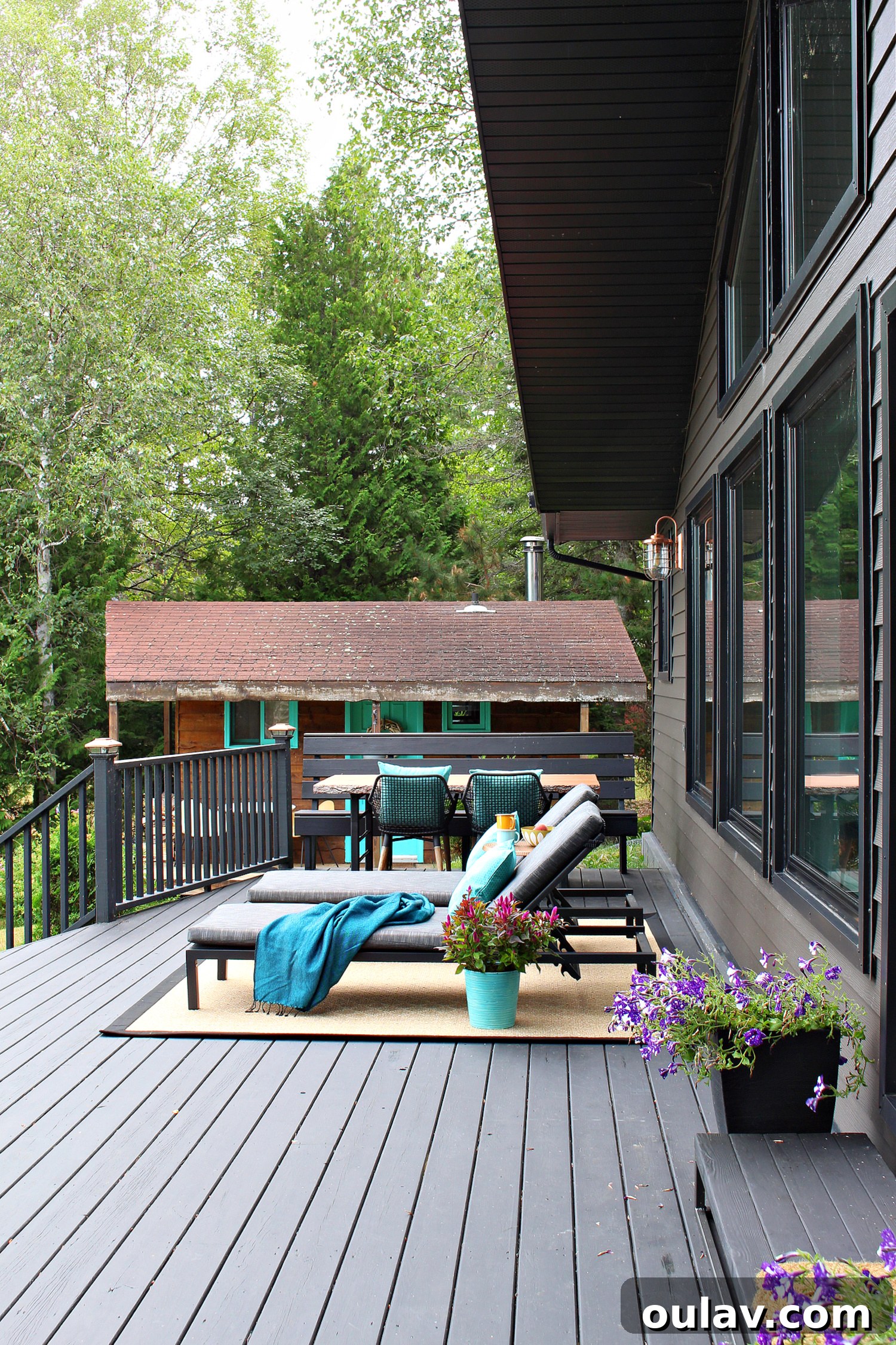 Furniture for Small Outdoor Spaces - Deck View