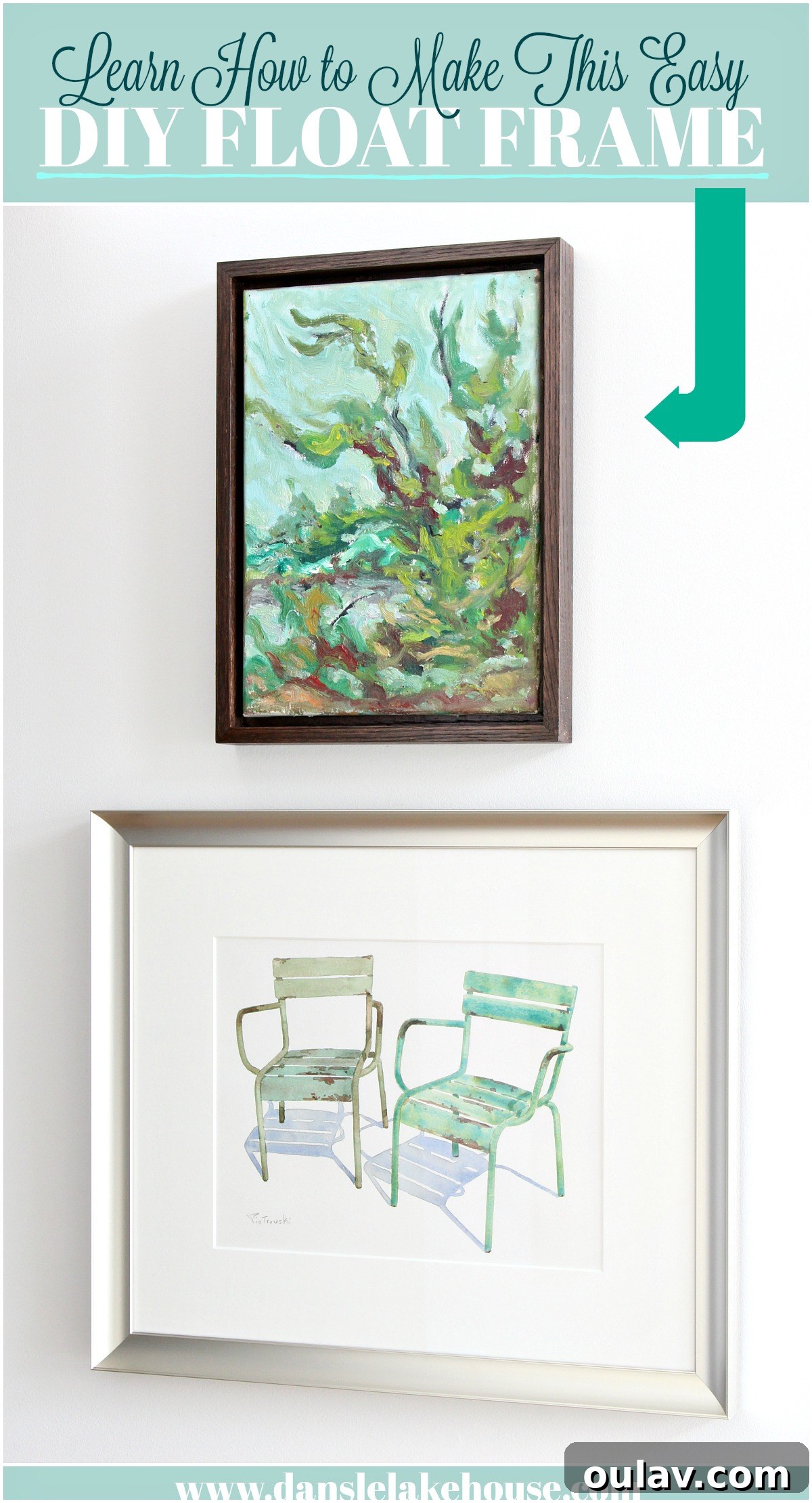 Simple Floating Frame Craft 3 Learn how to build an easy and affordable DIY float frame for your artwork