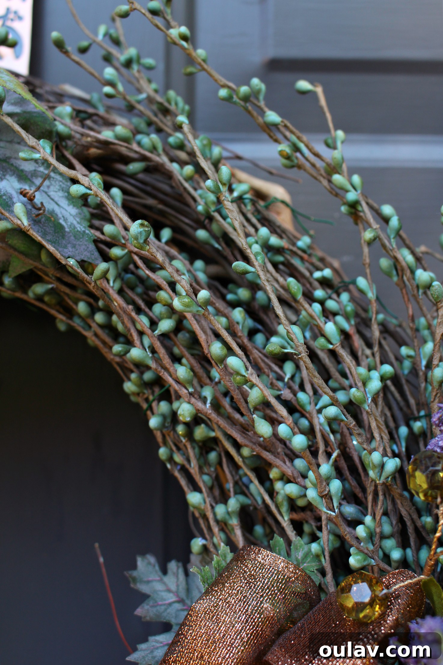 Modern Autumn Wreath