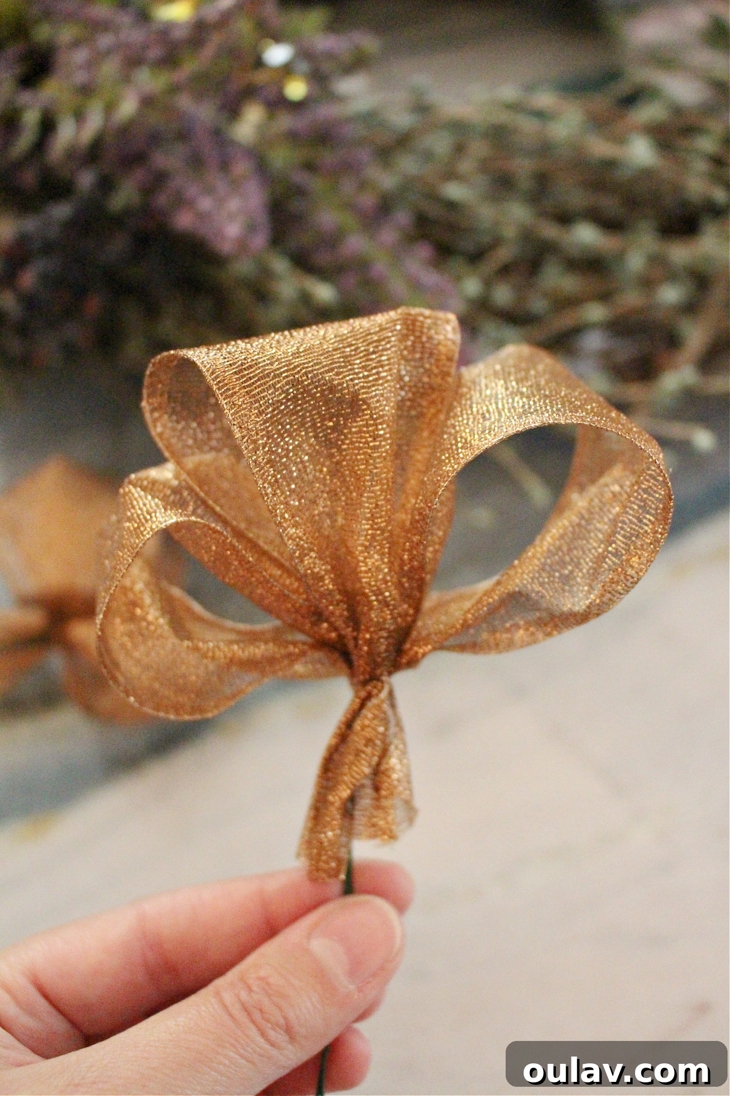 DIY Wreath Bow