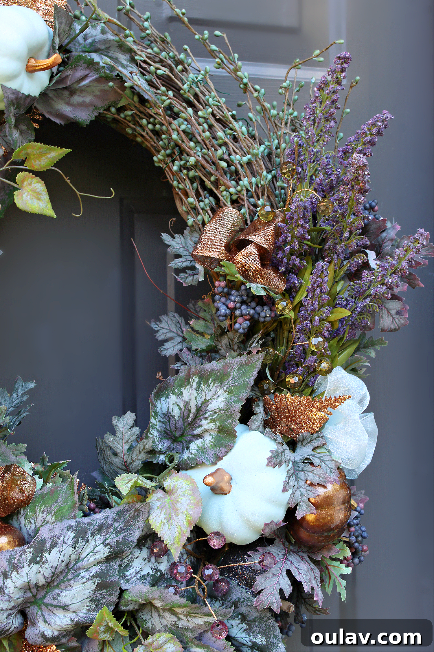 Modern Fall Wreath DIY