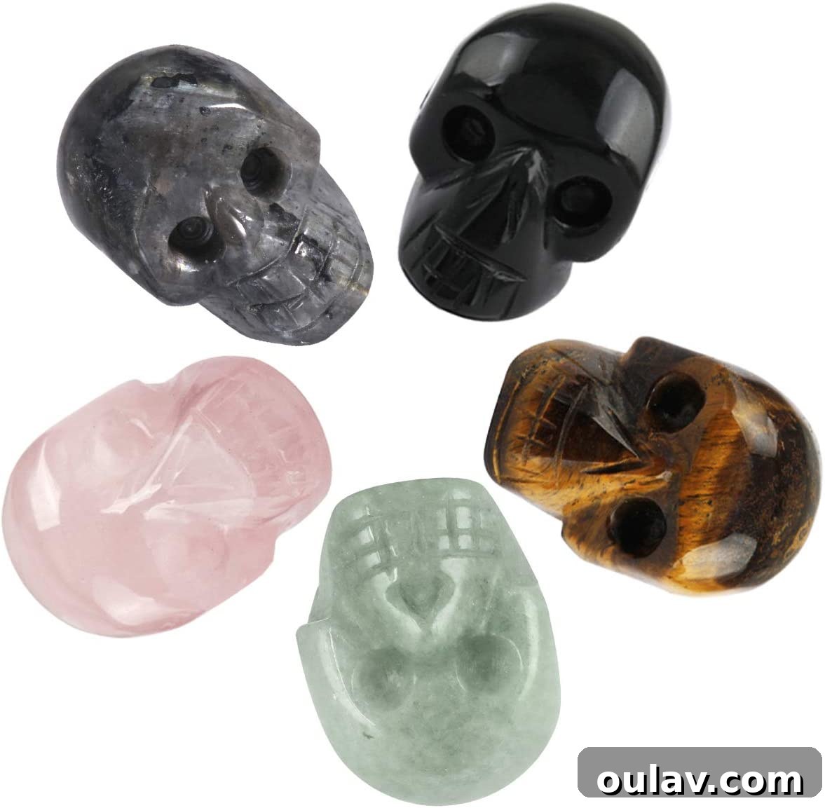 Modern Halloween Decor: DIY and Buy Smart 11 Gemstone Skulls