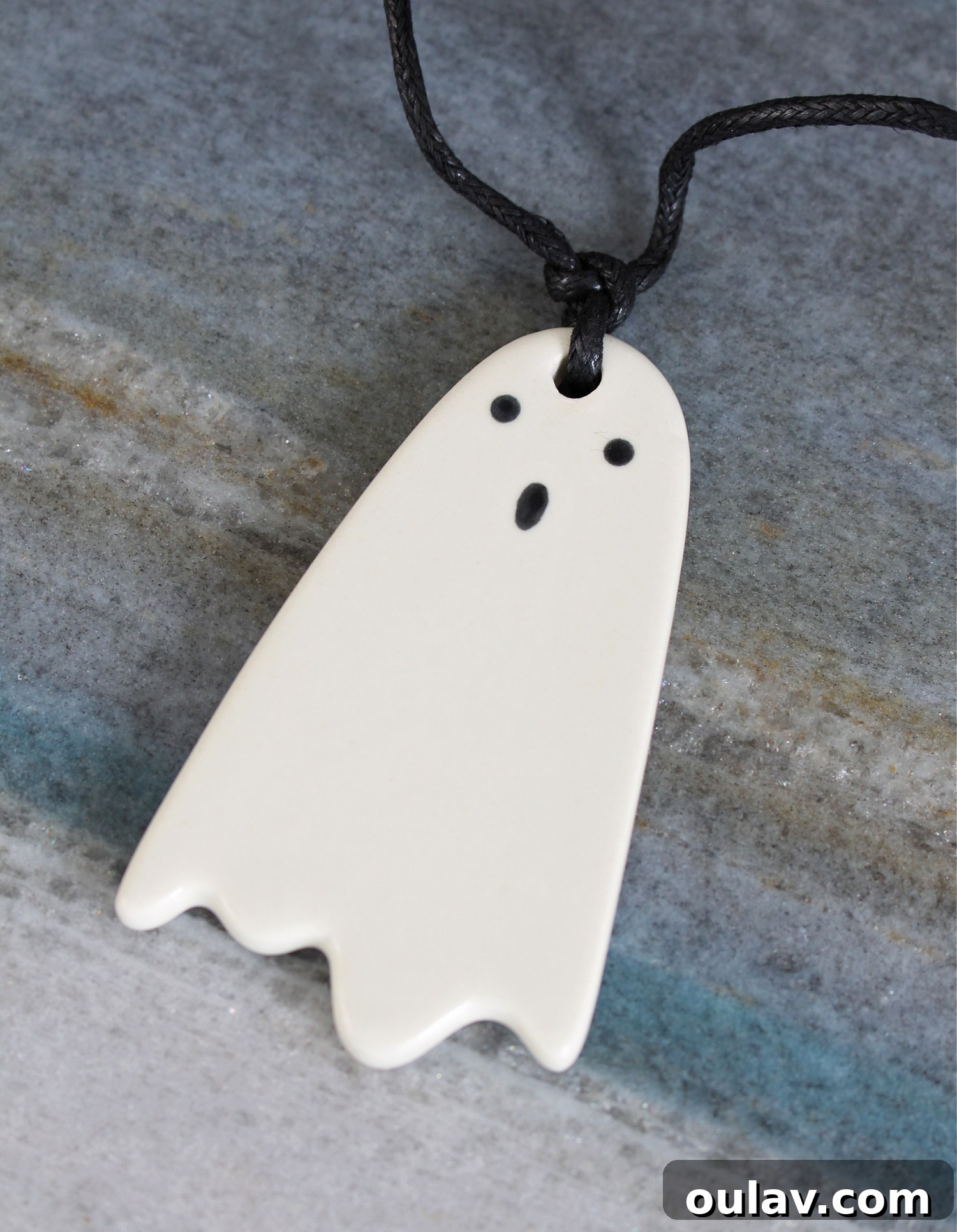 Cute Ghost Halloween Decor Ceramic Figures