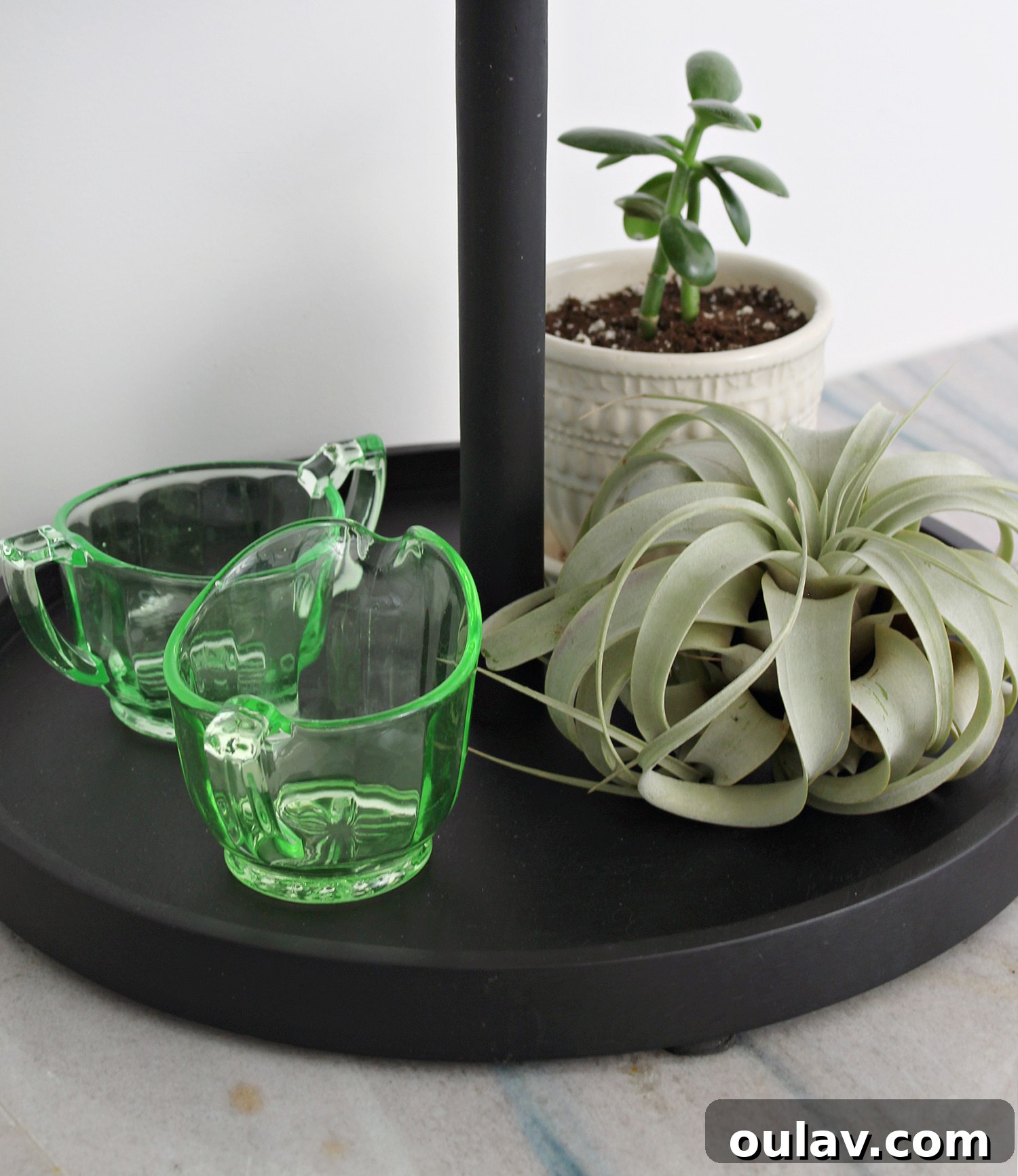 Minimal Halloween Decor Inspiration Tiered Tray