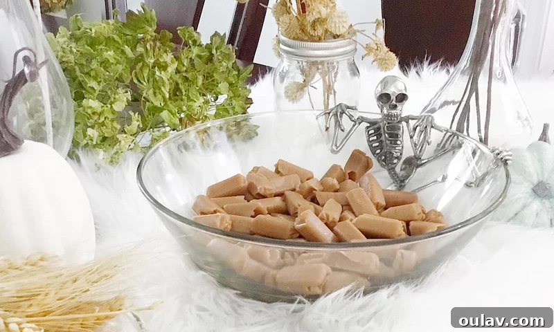 Skeleton Bowl for Halloween Candy Display