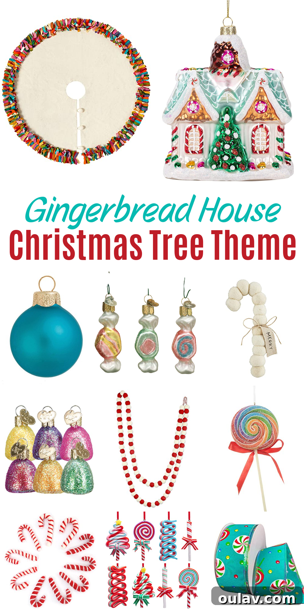 Gingerbread House Christmas Tree Theme