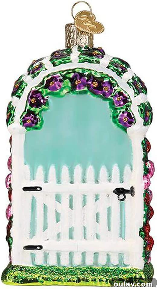Flower Garden Christmas Tree Ornament