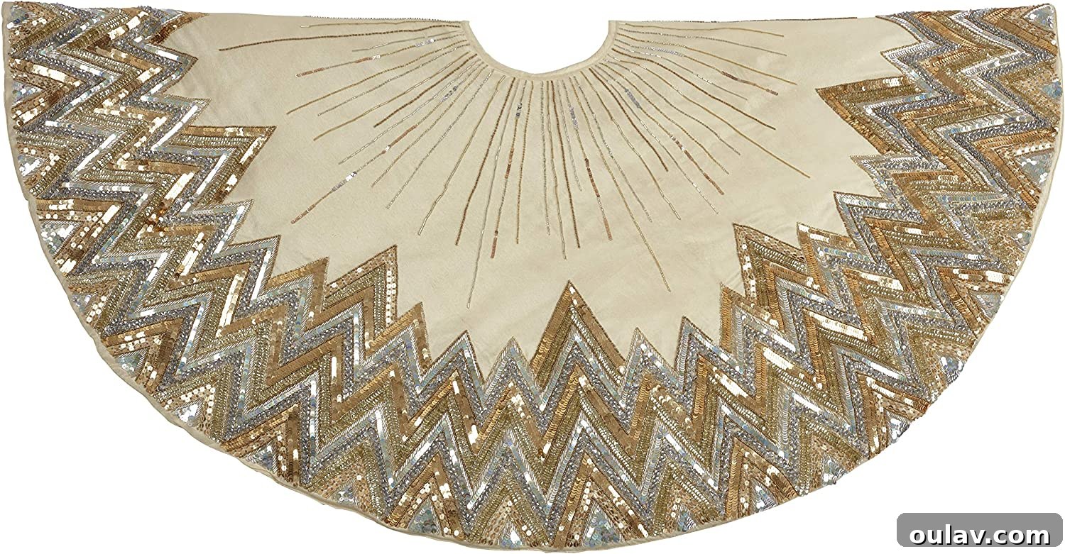 Glam Beaded Tree Skirt