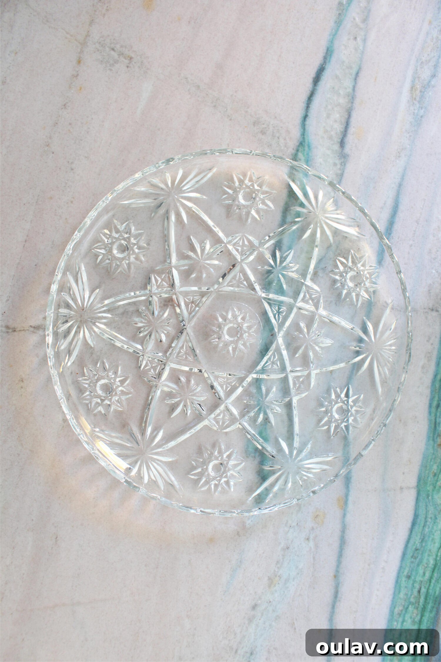 Unexpected Find at the Waste Site 7 Anchor Hocking Prescut Platter, Vintage Glassware