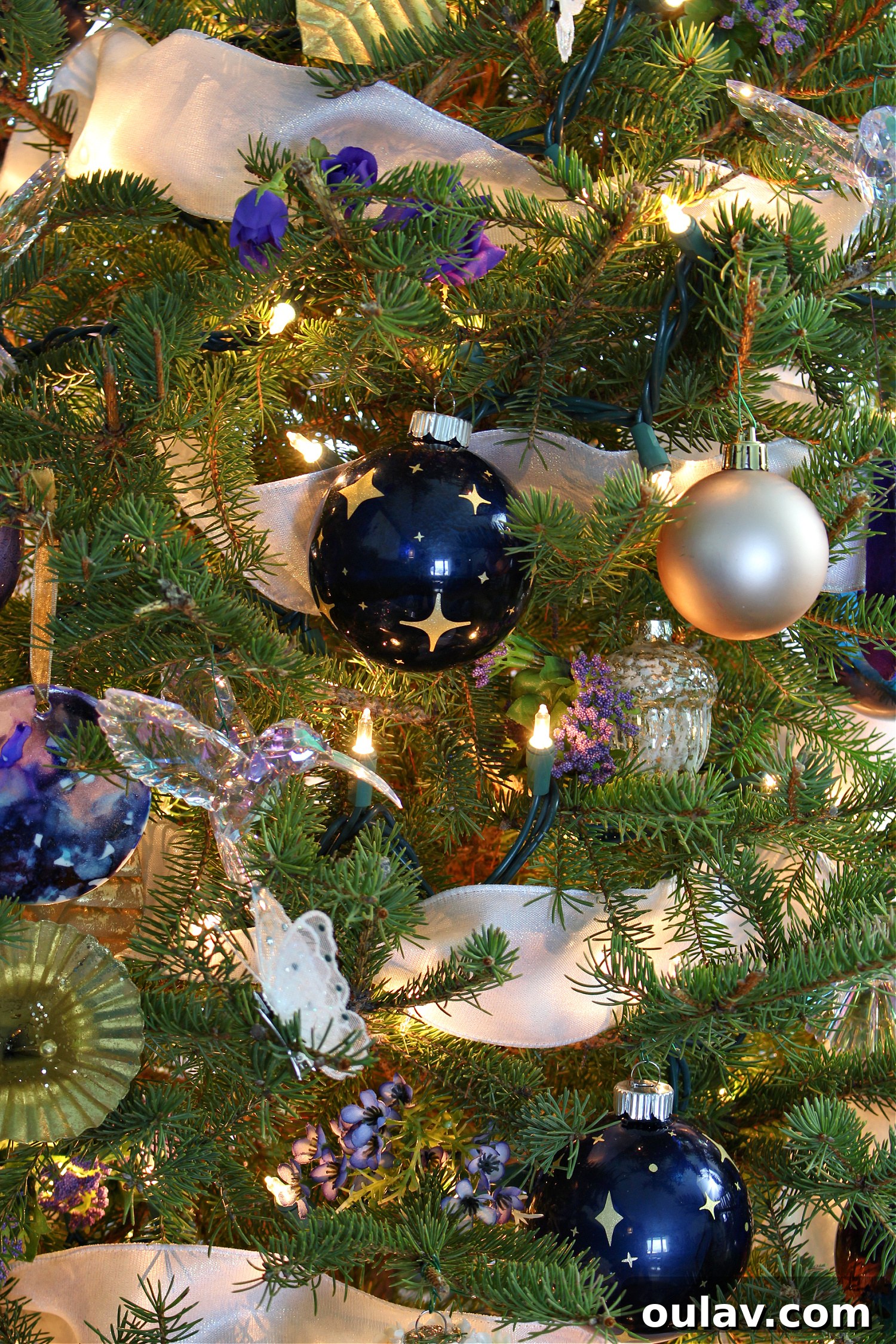 Cricut Starry Night Ornament Project 3 Midsummer Night Christmas Tree Ornament Ideas featuring handmade stars