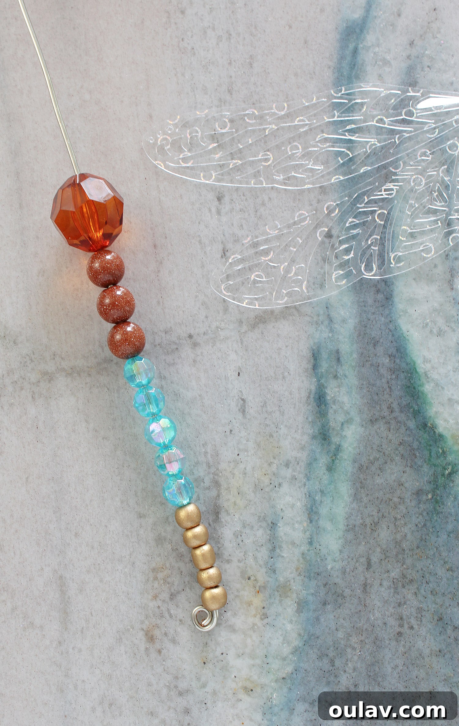 Sparkling Beaded Dragonfly Decor 14 Beaded Ornament Idea